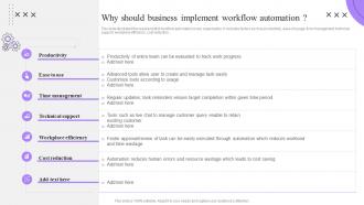 Why Should Business Implement Workflow Process Automation Implementation To Improve Organization