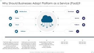 Why Should Businesses Adopt Platform As A Service PaaS Cloud Computing Service Models