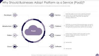 Why Should Businesses Adopt Platform As A Service PaaS Cloud Delivery Models