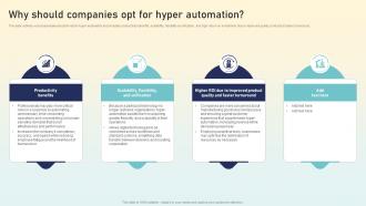 Why Should Companies Opt For Hyper Automation Hyperautomation Applications