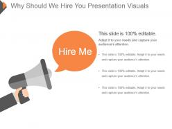 Why should we hire you presentation visuals