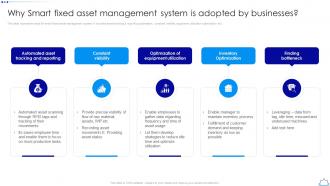Why Smart Fixed Asset Management System Is Adopted By Businesses