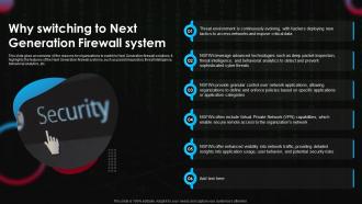 Why Switching To Next Generation Firewall System Next Generation Firewall Implementation