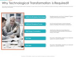 Why technological transformation is required enterprise digitalization ppt sample