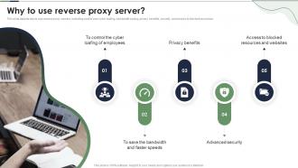 Why To Use Reverse Proxy Server Ppt Powerpoint Presentation Layouts Icon