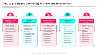 Why To Use Tiktok Advertising To Create Brand Tiktok Marketing Tactics To Provide MKT SS V