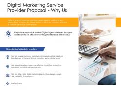 Why Us Digital Marketing Service Provider Proposal Ppt Powerpoint Presentation Outline Images