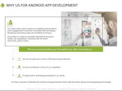 Why us for android app development ppt powerpoint presentation file inspiration