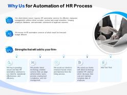 Why us for automation of hr process ppt powerpoint presentation file format