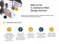 Why us for e commerce web design services streamlines ppt powerpoint presentation background images