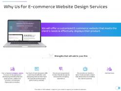 Why us for e commerce website design services ppt powerpoint presentation pictures aids