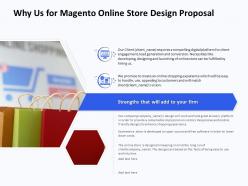 Why us for magento online store design proposal ppt powerpoint slides