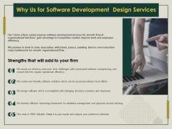Why us for software development design services ppt inspiration
