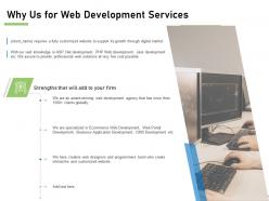 Why Us For Web Development Services Ppt Powerpoint Presentation File