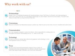 Why work with us convenience ppt file design