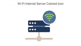 Wi Fi Internet Server Colored Icon In Powerpoint Pptx Png And Editable Eps Format
