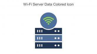 Wi Fi Server Data Colored Icon In Powerpoint Pptx Png And Editable Eps Format