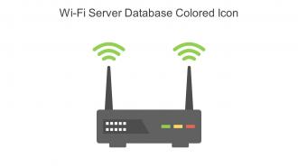 Wi Fi Server Database Colored Icon In Powerpoint Pptx Png And Editable Eps Format