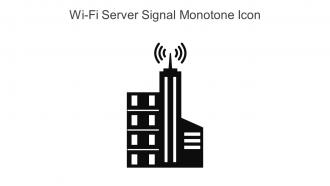 Wi Fi Server Signal Monotone Icon In Powerpoint Pptx Png And Editable Eps Format