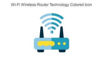Wi Fi Wireless Router Technology Colored Icon In Powerpoint Pptx Png And Editable Eps Format