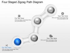 1349889 style circular zig-zag 4 piece powerpoint presentation diagram infographic slide