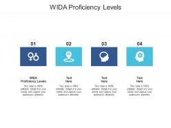 Wida proficiency levels ppt powerpoint presentation icon information cpb