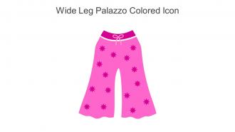Wide Leg Palazzo Colored Icon In Powerpoint Pptx Png And Editable Eps Format