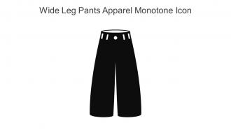 Wide Leg Pants Apparel Monotone Icon In Powerpoint Pptx Png And Editable Eps Format