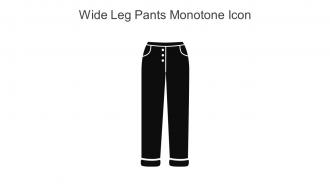 Wide Leg Pants Monotone Icon In Powerpoint Pptx Png And Editable Eps Format