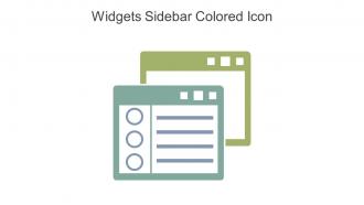 Widgets Sidebar Colored Icon In Powerpoint Pptx Png And Editable Eps Format