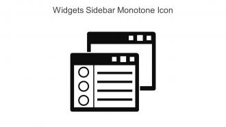 Widgets Sidebar Monotone Icon In Powerpoint Pptx Png And Editable Eps Format