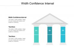 Width confidence interval ppt powerpoint presentation infographic template information cpb