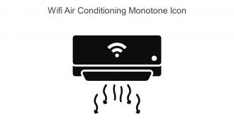 Wifi Air Conditioning Monotone Icon In Powerpoint Pptx Png And Editable Eps Format