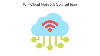 Wifi Cloud Network Colored Icon In Powerpoint Pptx Png And Editable Eps Format