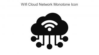 Wifi Cloud Network Monotone Icon In Powerpoint Pptx Png And Editable Eps Format