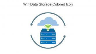 Wifi Data Storage Colored Icon In Powerpoint Pptx Png And Editable Eps Format
