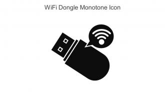 WIFI Dongle Monotone Icon In Powerpoint Pptx Png And Editable Eps Format