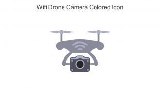 Wifi Drone Camera Colored Icon In Powerpoint Pptx Png And Editable Eps Format