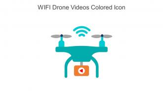 Wifi Drone Videos Colored Icon In Powerpoint Pptx Png And Editable Eps Format