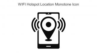 WIFI Hotspot Location Monotone Icon In Powerpoint Pptx Png And Editable Eps Format