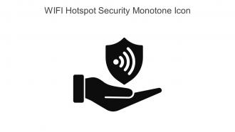WIFI Hotspot Security Monotone Icon In Powerpoint Pptx Png And Editable Eps Format