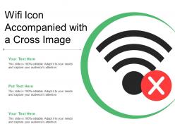 Wifi Icon Accompanied With A Cross Image