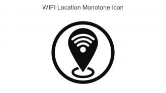 WIFI Location Monotone Icon In Powerpoint Pptx Png And Editable Eps Format