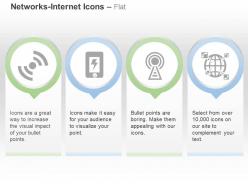 Wifi mobile power network global communication ppt icons graphics