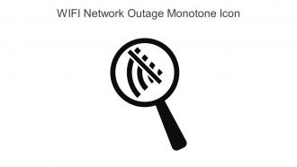 WIFI Network Outage Monotone Icon In Powerpoint Pptx Png And Editable Eps Format