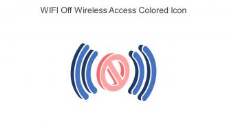 WIFI Off Wireless Access Colored Icon In Powerpoint Pptx Png And Editable Eps Format