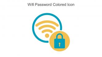 Wifi Password Colored Icon In Powerpoint Pptx Png And Editable Eps Format