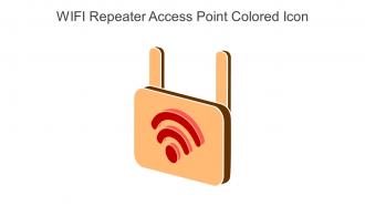WIFI Repeater Access Point Colored Icon In Powerpoint Pptx Png And Editable Eps Format