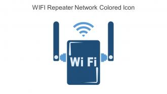 WIFI Repeater Network Colored Icon In Powerpoint Pptx Png And Editable Eps Format