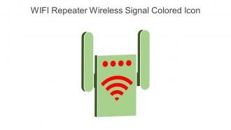 WIFI Repeater Wireless Signal Colored Icon In Powerpoint Pptx Png And Editable Eps Format